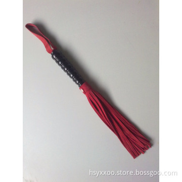 Soft Knitted Rope Lash With Handle Spanking Paddle Whip Slave Punish Kit Restraint Sex Toy